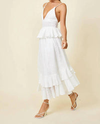 Lotus Eyelet Maxi Dress