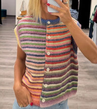 Wishlist - Rainbow Stripe Sweater Vest