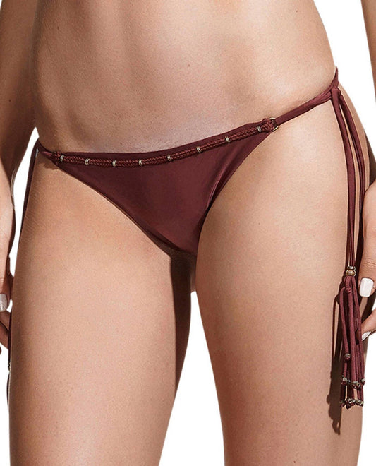 Vix - Solid Side Tie Bikini Bottom