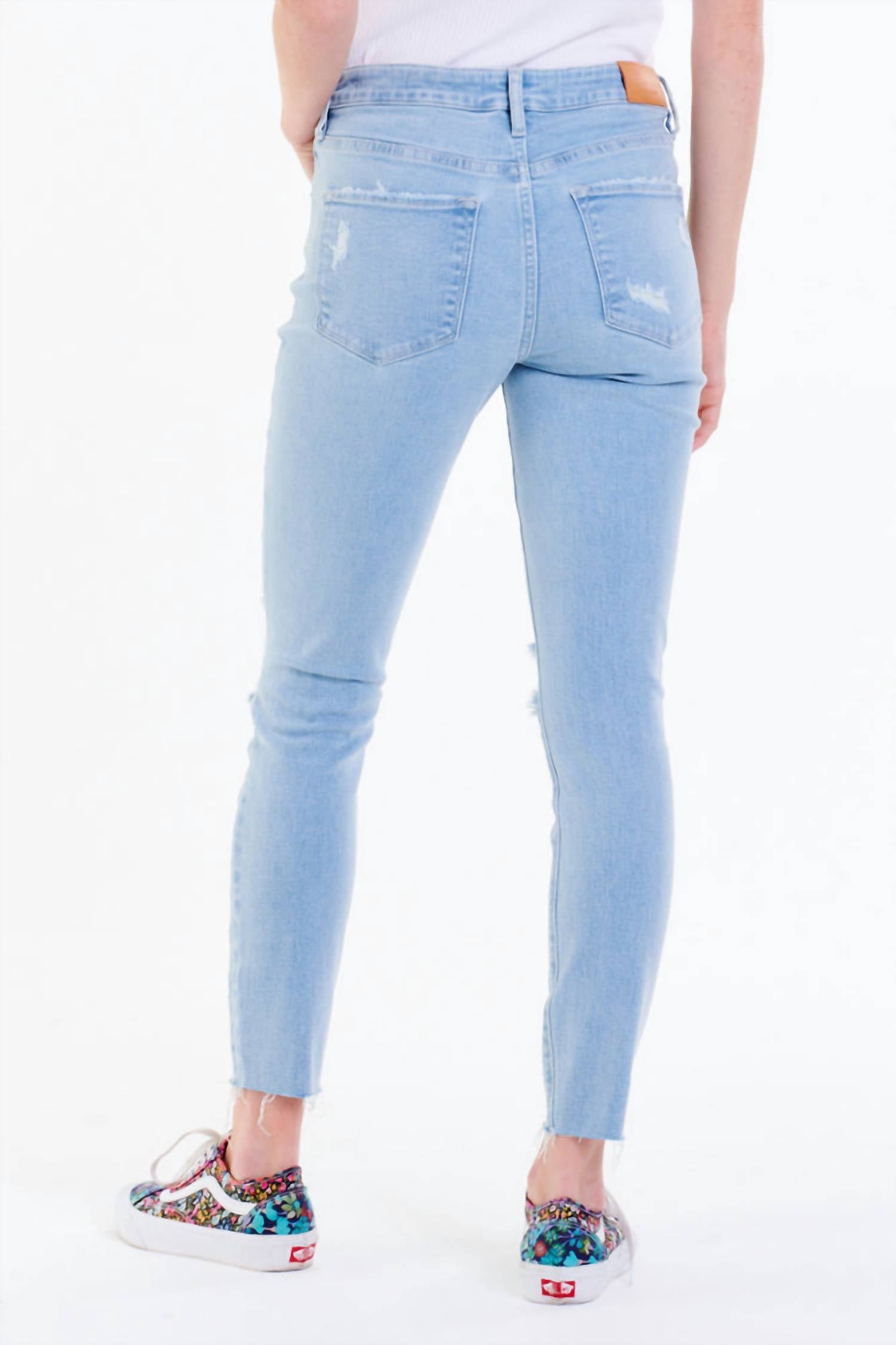 DEAR JOHN DENIM Gisele High Rise Skinny Jean in joilet - women's jeans - detail view