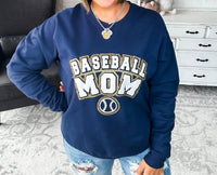 Southern Bliss - Baseball Mom Varsity Glitter Sweatshirt