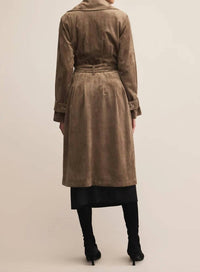 Z Supply - Women's Dorian Suede Trench Coat