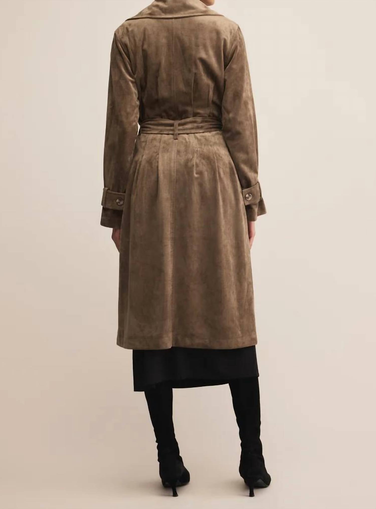 Z Supply - Dorian Suede Trench Coat