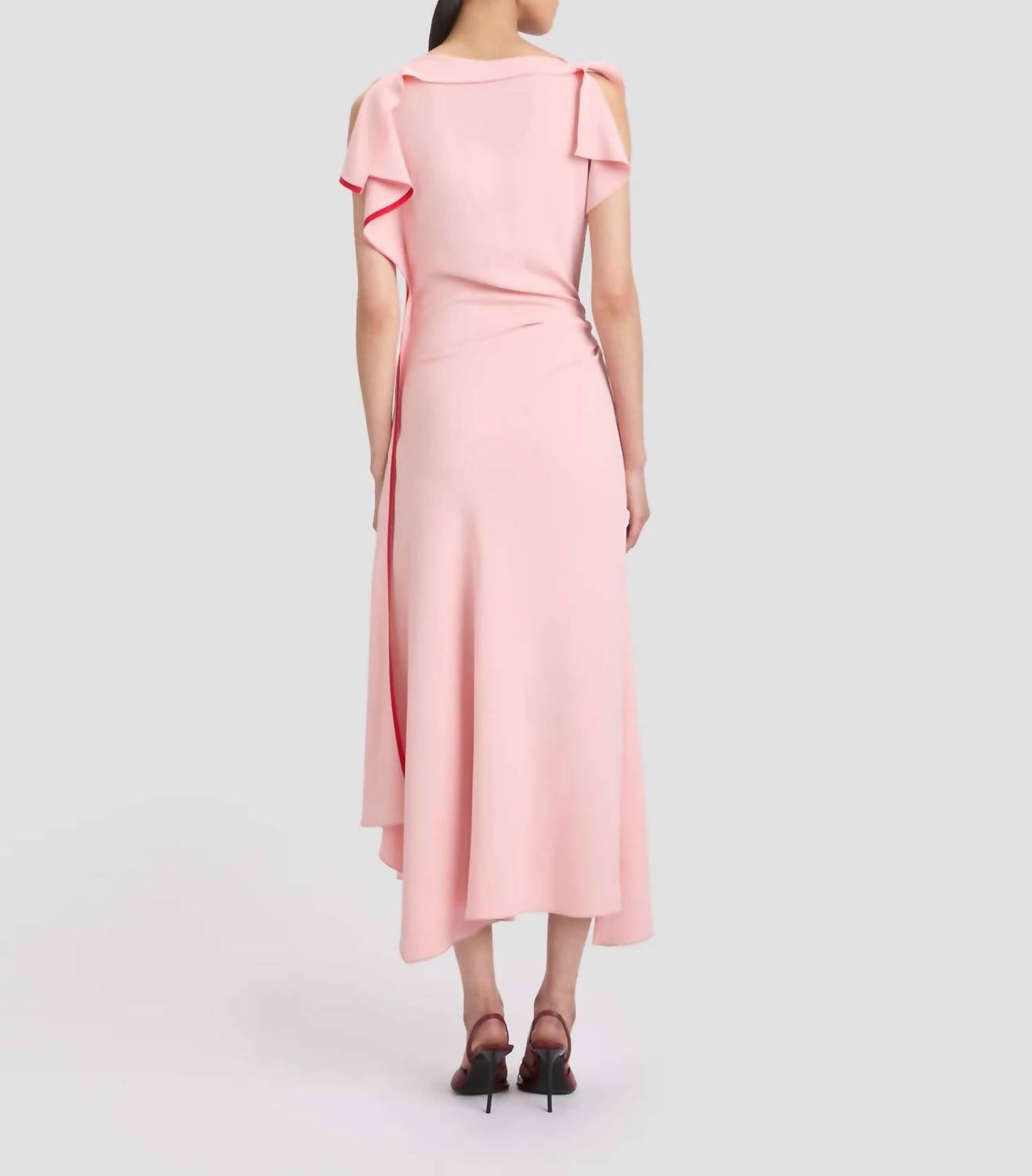 Victoria Beckham - Drape Sleeve Midi Dress