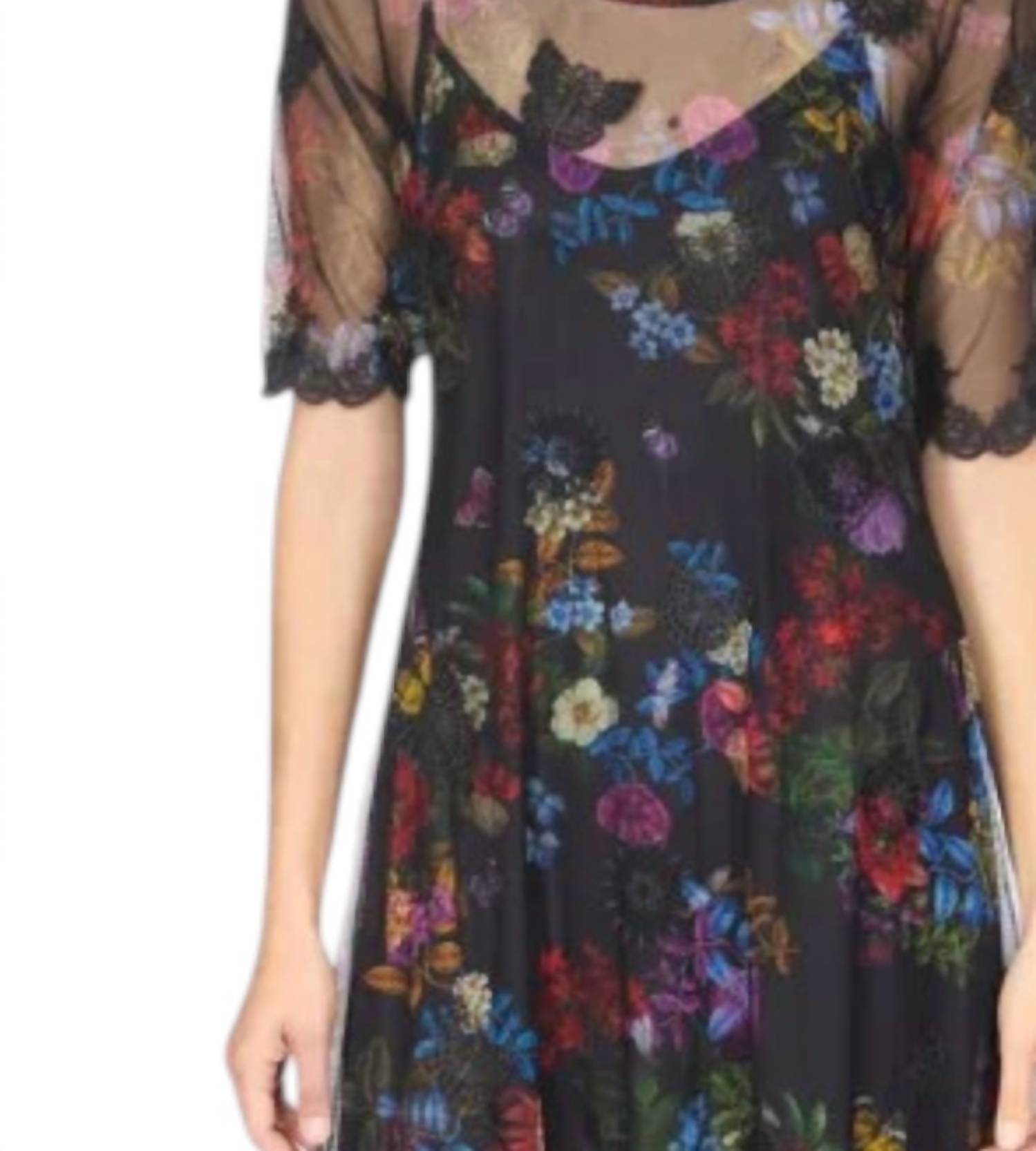 Johnny Was - Yaritza Mesh Slip Dress