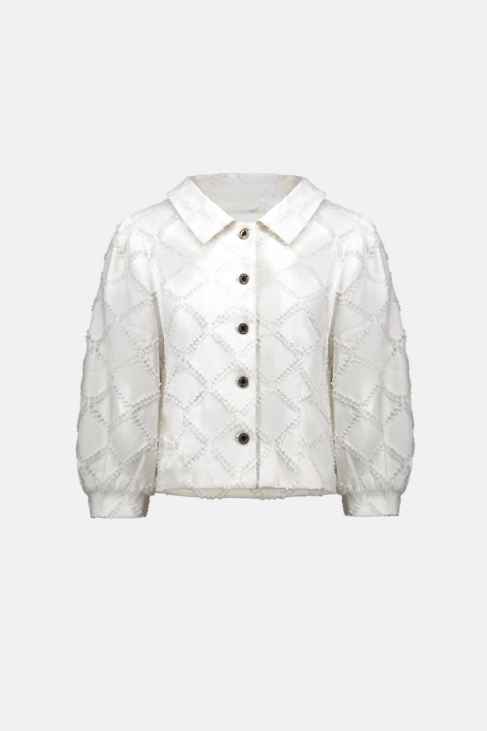 Joseph Ribkoff - Cotton Twill Jacket with Balloon Sleeves