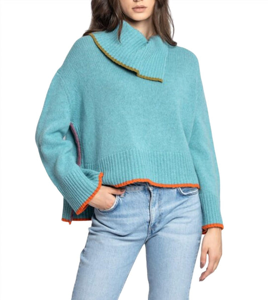 Ivko - Solid Roll-Neck Pullover Sweater