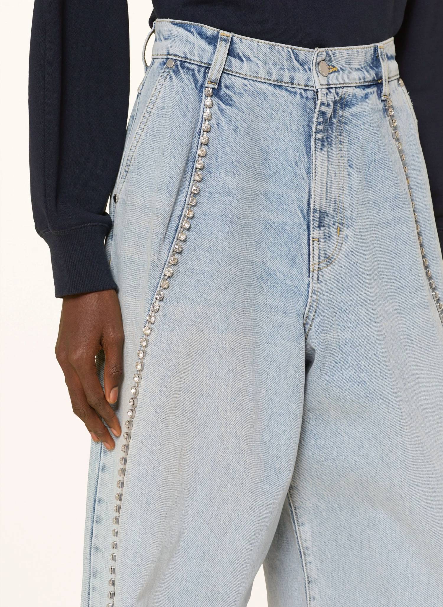 Essentiel Antwerp - Jawel Rhinestone Barrel Jeans
