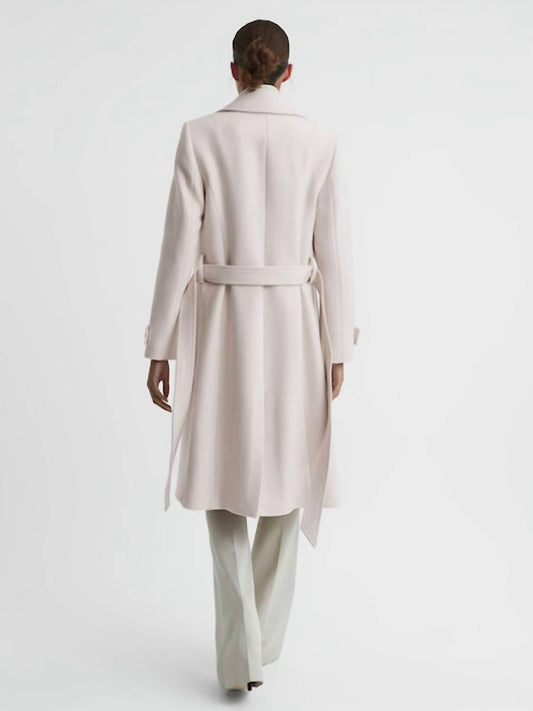 Reiss - Neutral Tor Relaxed Belted Coat