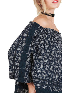 Umgee - Off The Shoulder Floral Top