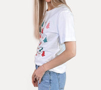 Kissed Apparel - Christmas Tree Snowflake Sprinkles Graphic Tee