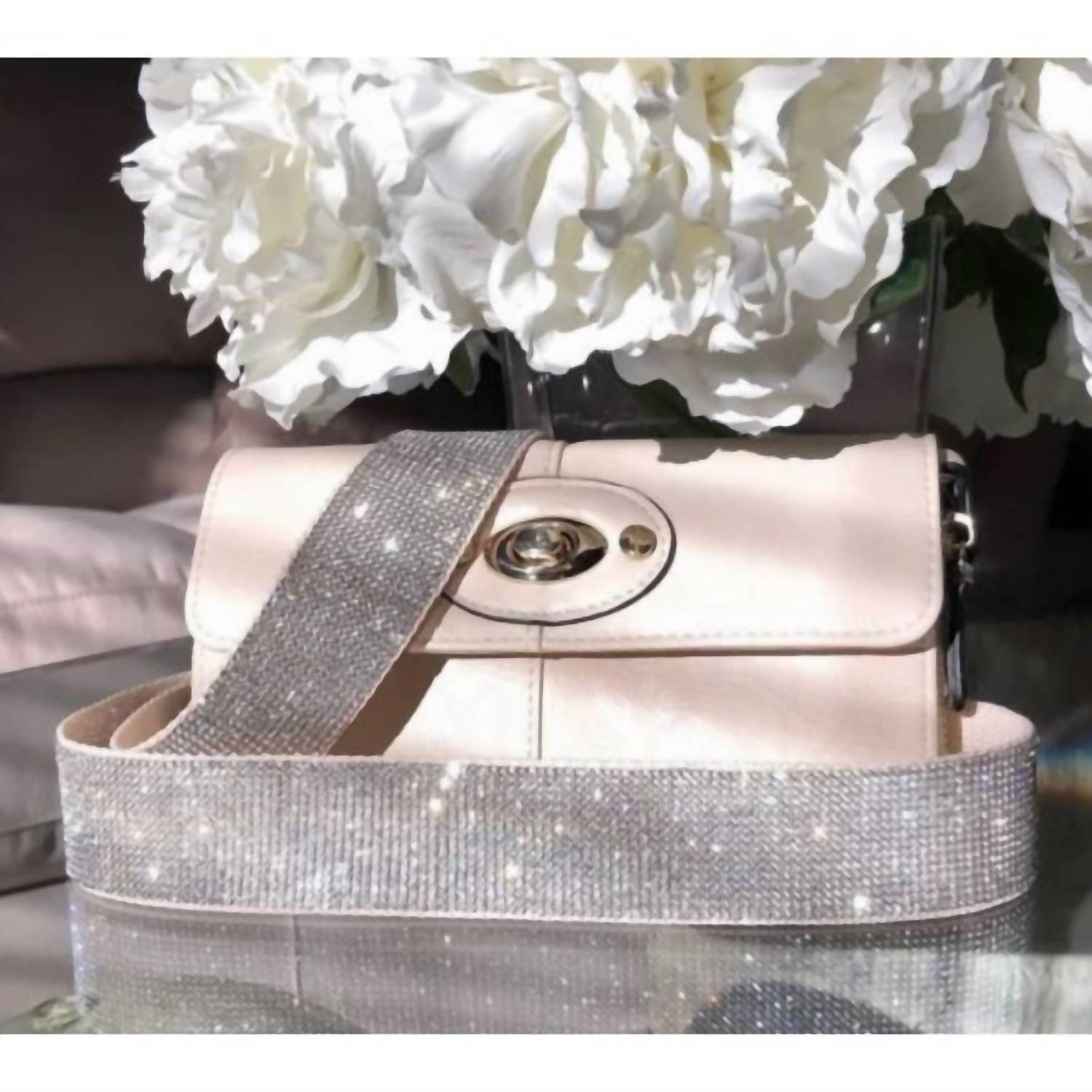 Mimi Wholesale - Rhinestone Adjustable Crossbody Bag Strap