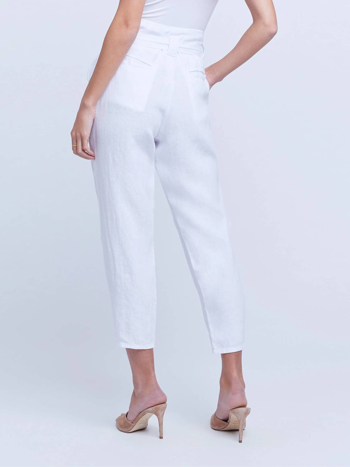 HEATHER PAPERBAG PANT