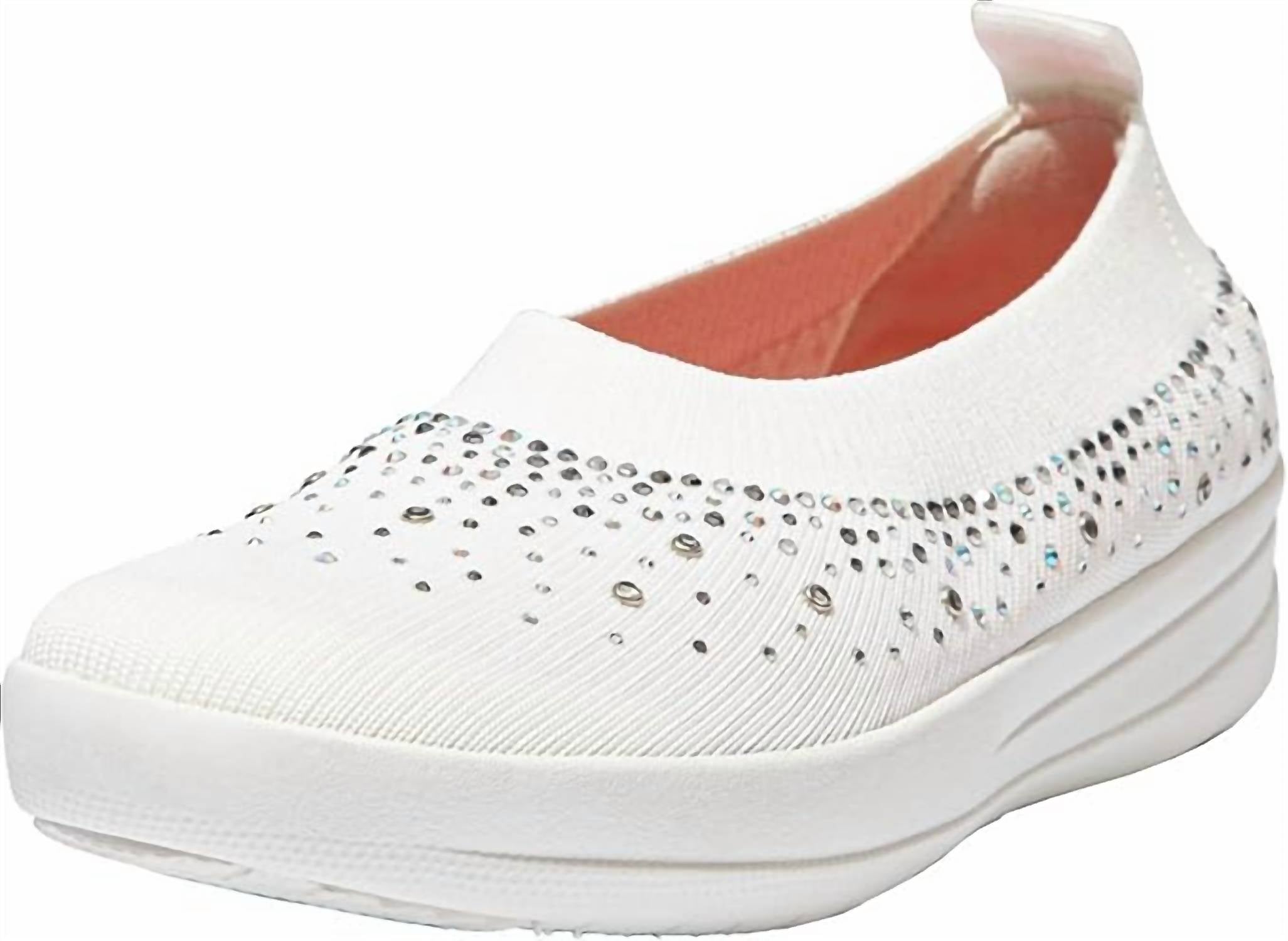 Fitflop - Women's Uberknit Ombre Crystal Ballerinas Shoes