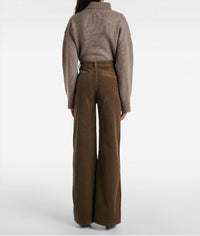 Nili Lotan - Anna Corduroy High-rise Wide Leg Pants