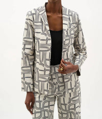 Joseph Ribkoff - Geometric Blazer Jacket