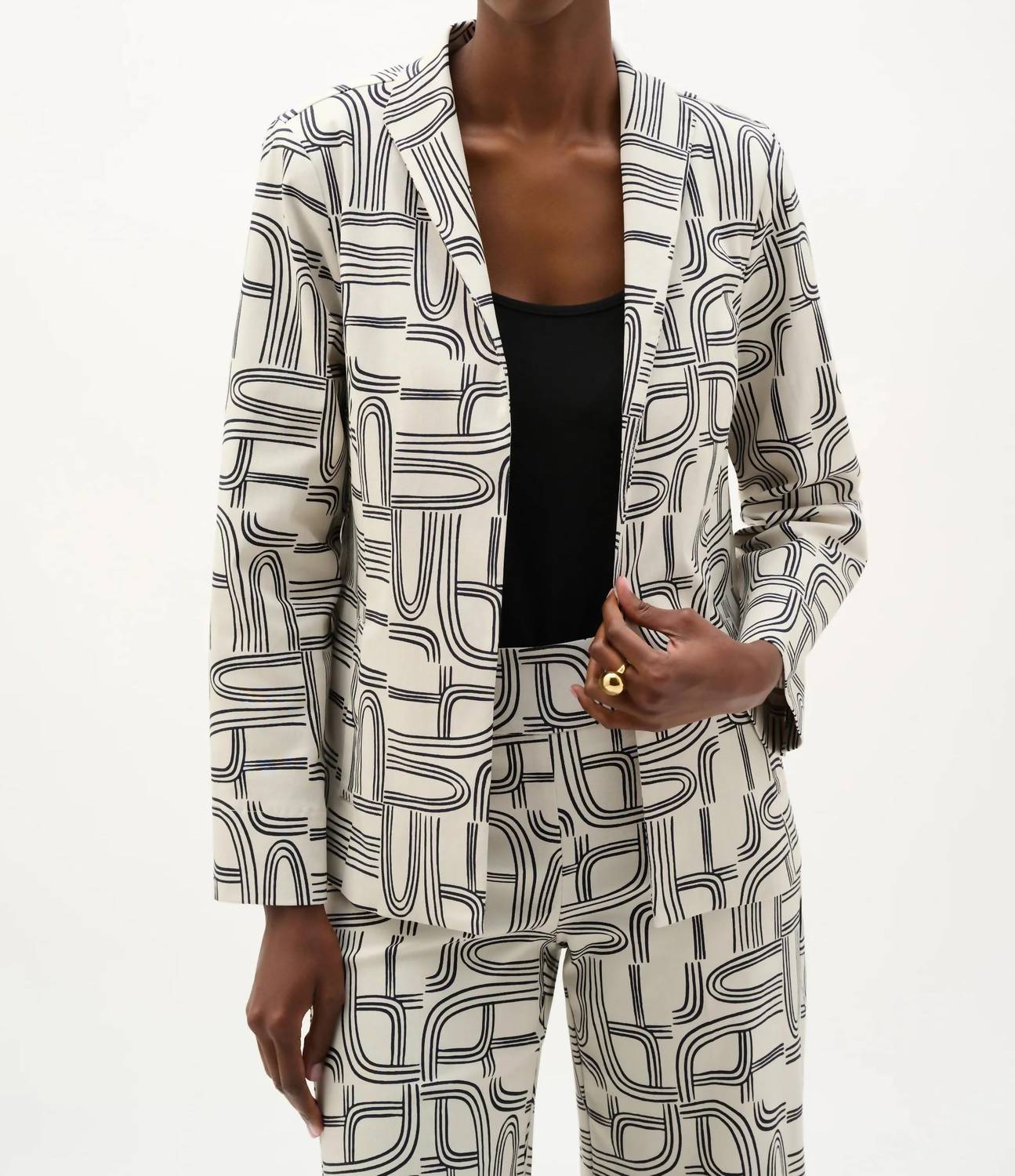 Joseph Ribkoff - Geometric Blazer Jacket