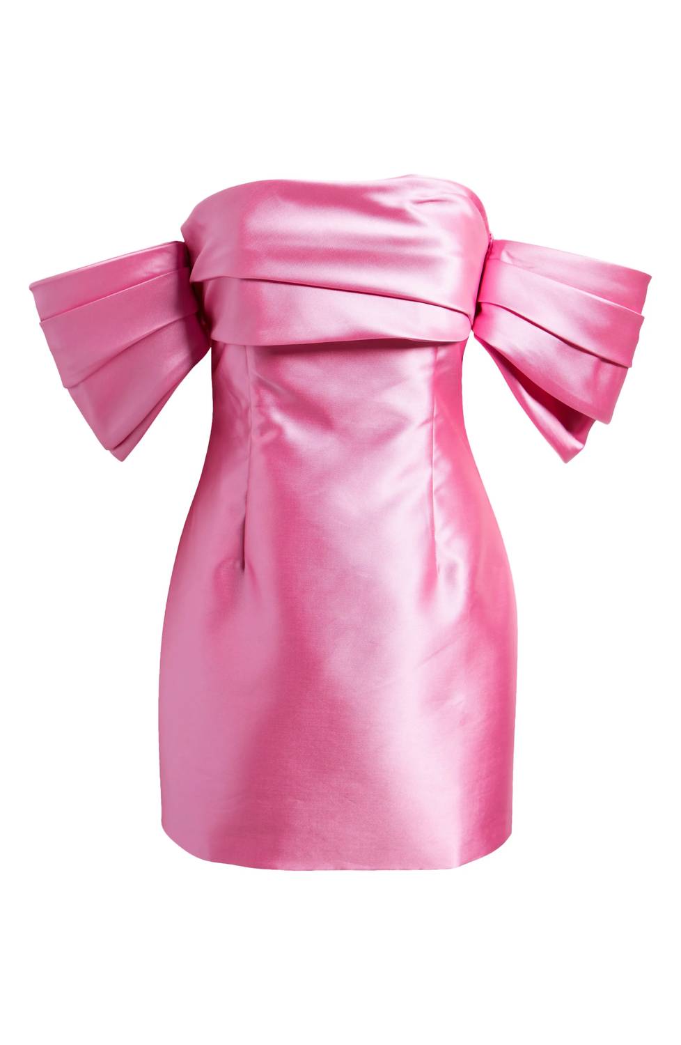 Moon River - Off The Shoulder Puff Sleeve Mini Dress
