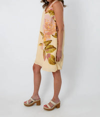 In February - Enchanted Rose Floral Mini Shift Dress