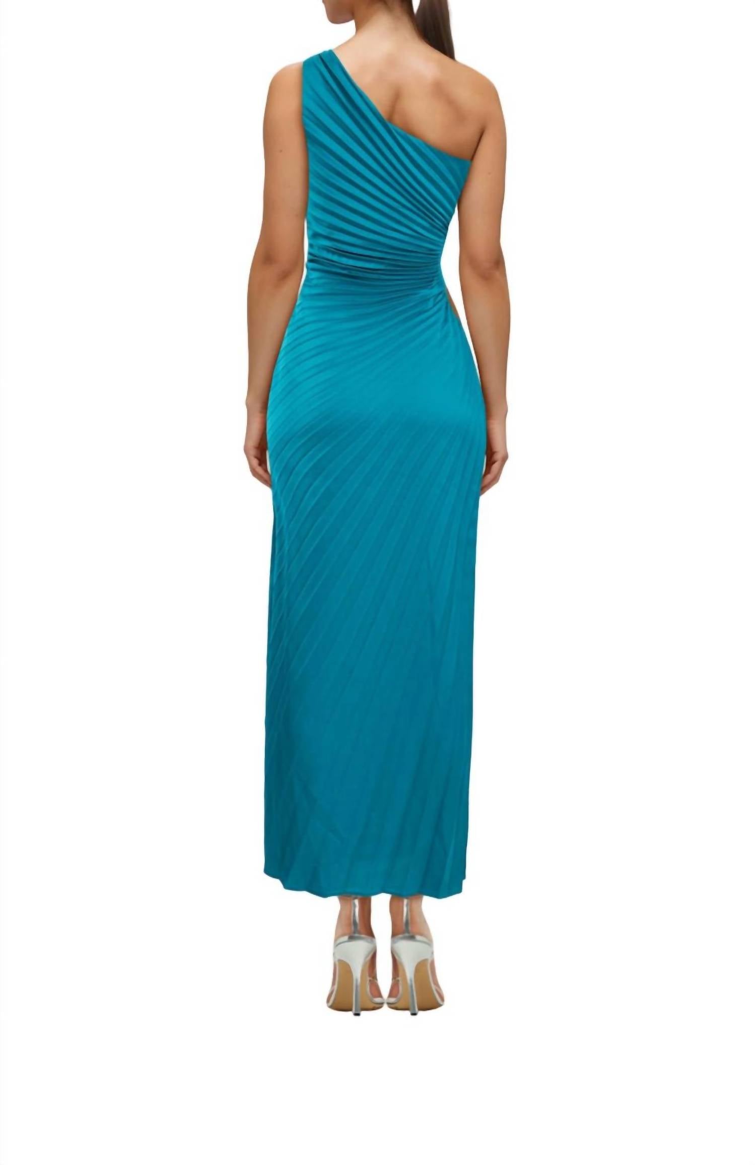 Delfi Collective - Solie Long Cut Out One Shoulder Dress