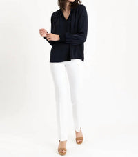 Renuar - Pull On Straight Leg Pant