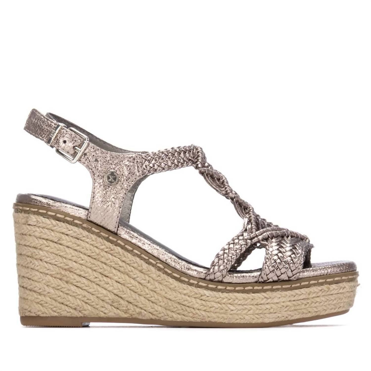 Xti Women's Open-Toe Faux Leather Sandals in plumb - women's sandal