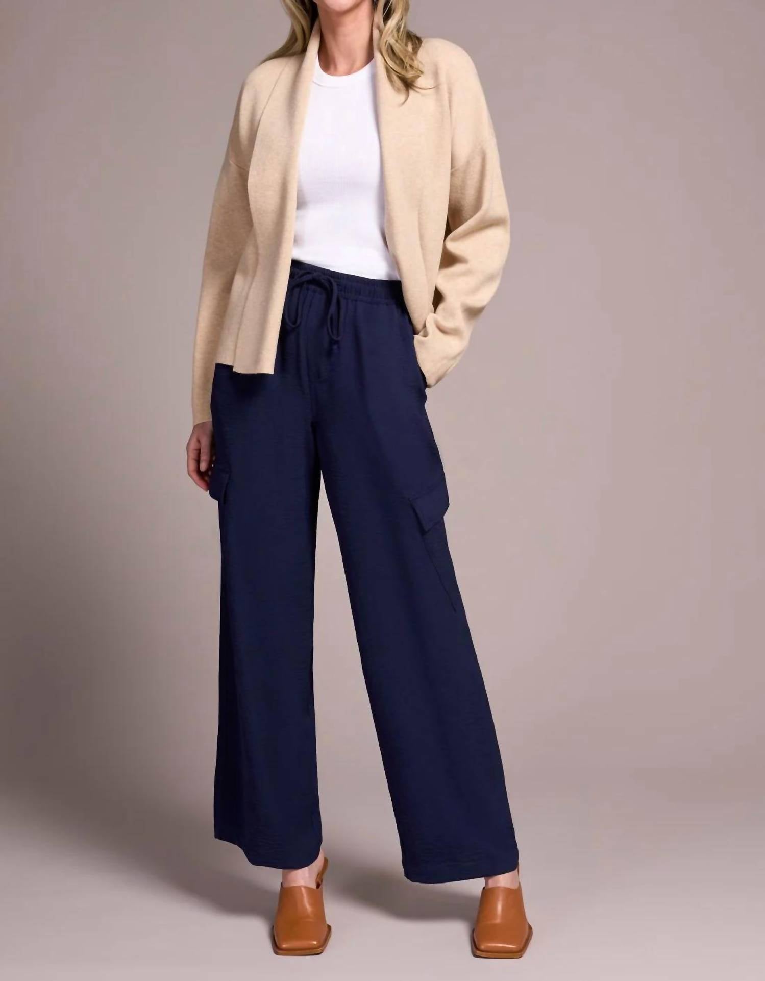 Tribal - Double Knit Shawl Collar Coatigan