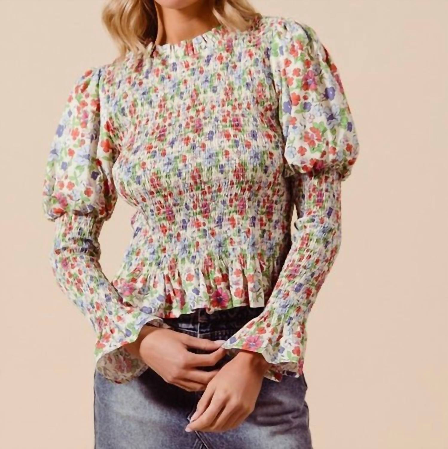 So Me - Felecity Floral Top