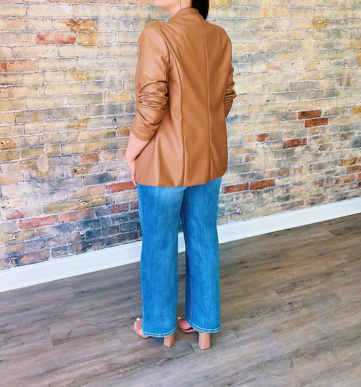 Papillon - Millie Faux Leather Blazer