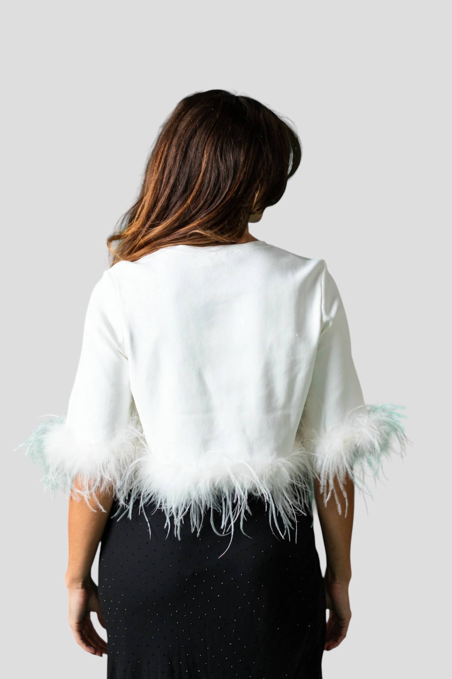 Lucy Paris - Sally Feather Woven Top