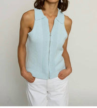 Central Park West - ZIPUP KNIT POLO