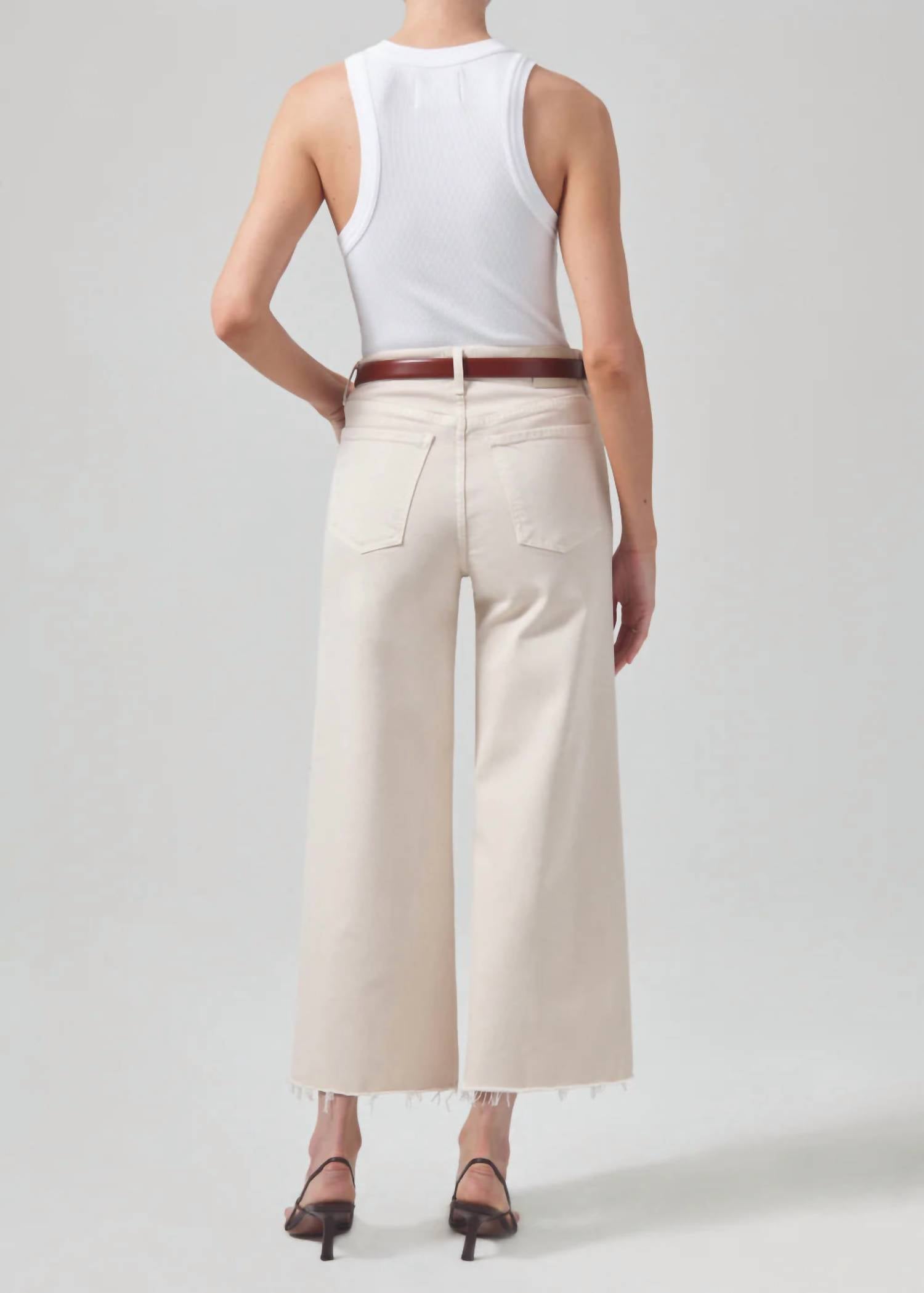 Citizens Of Humanity - Lyra Crop Wide Leg Jeans
