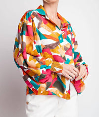 Ee:Some - Geometric Printed Blouse