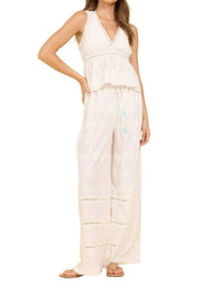 Vintage Havana - Eyelet Tie Front Top