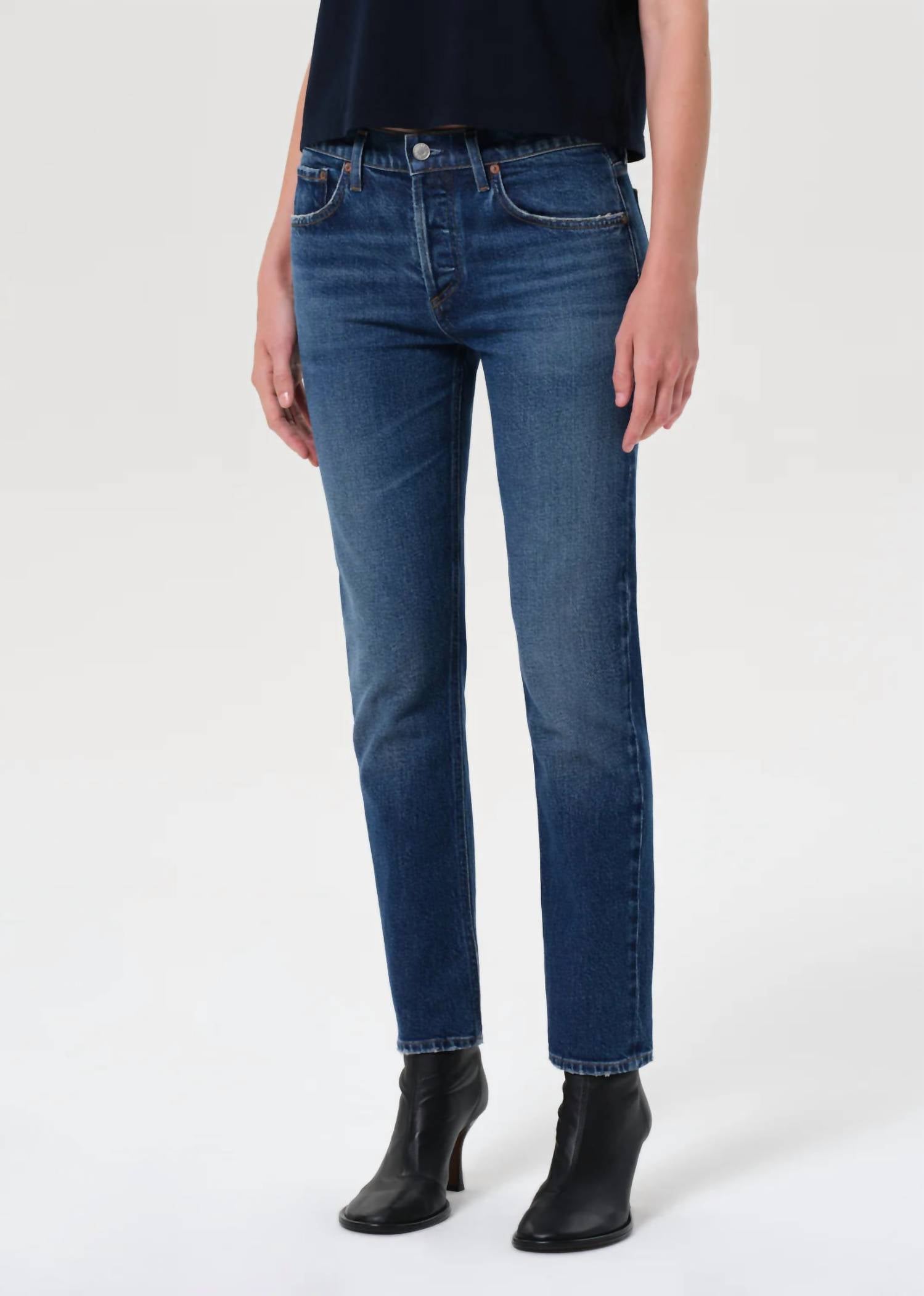 AGOLDE Cocktail Ankle Jean in outline 1 - women's jeans - view 4