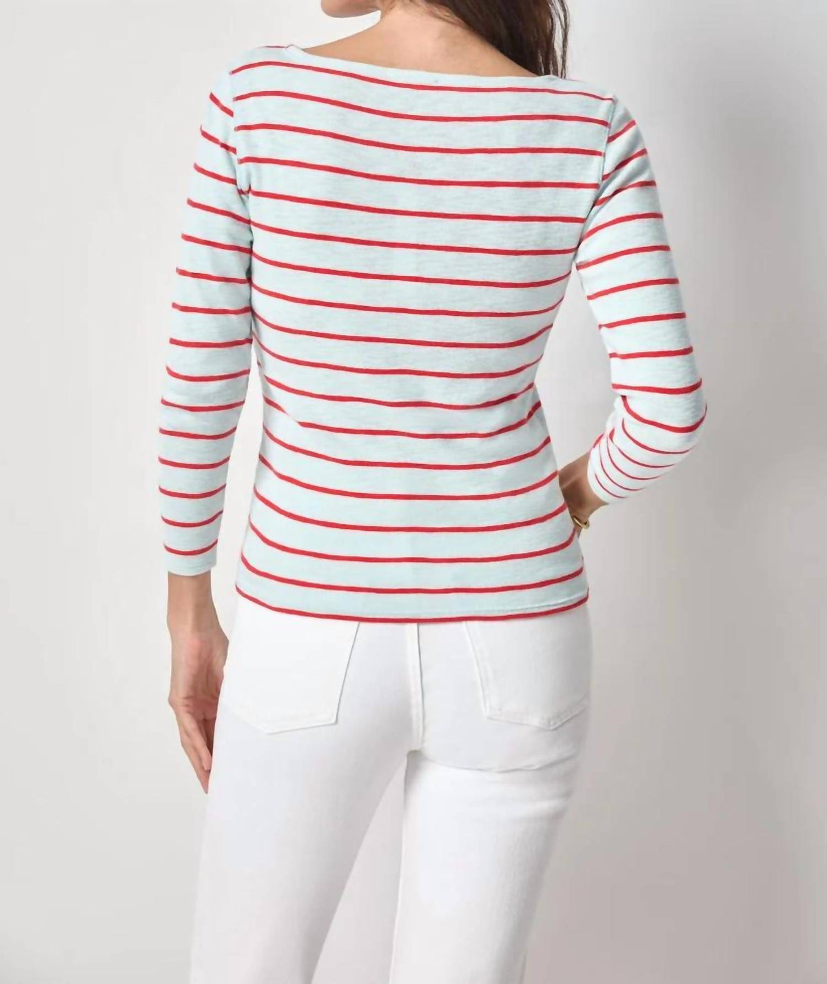 Lilla P - Striped Boatneck Tee
