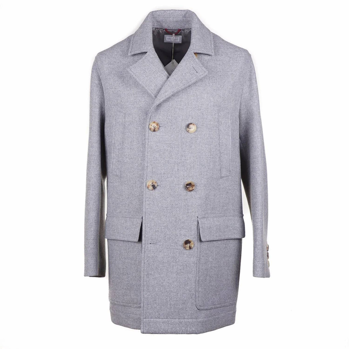Brunello Cucinelli - Men's Double Breasted Wool Coat