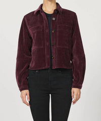Dear John Denim - Gina Cropped Button Front Chenille Jacket