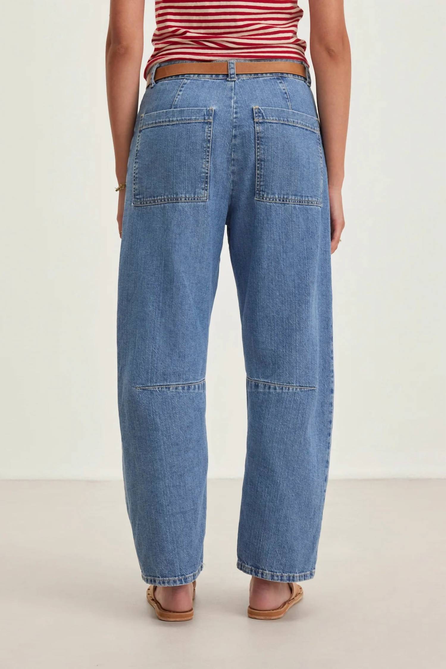 Velvet By Graham & Spencer - Farah Denim Barrel Pant