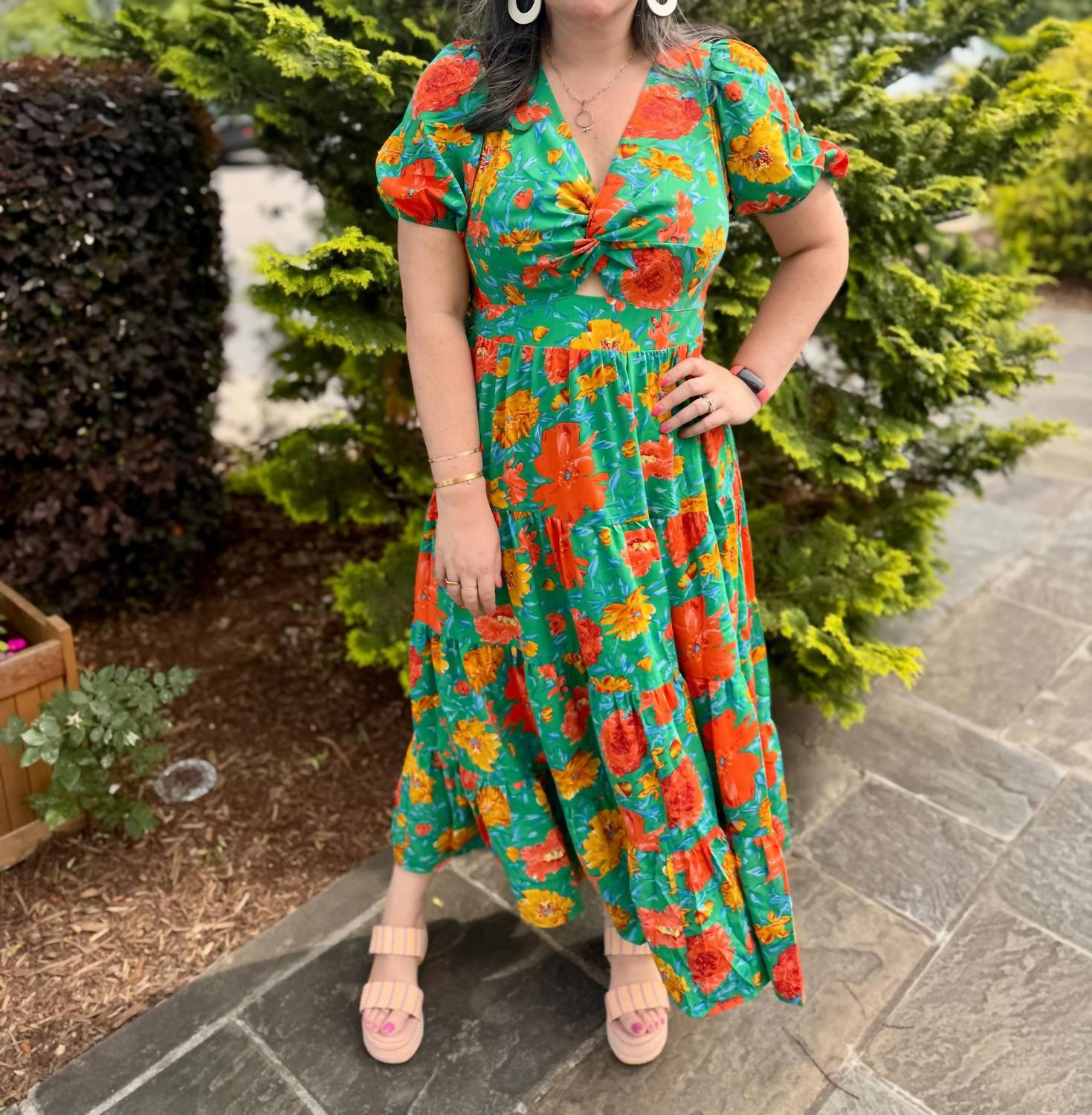 Entro - Polyester Maxi Dress
