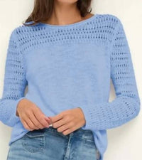 Nic + Zoe - PLACED POINTELLE SWEATER