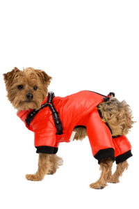 Silver Paw Whistler Two Piece Full Body Snowsuit in red - item - alternate view