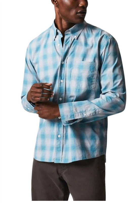 Billy Reid - Melange Shadow Plaid Tuscumbia Shirt