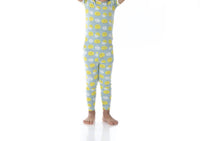 Kickee - Kids' Bamboo Print Short Sleeve Pajama Set