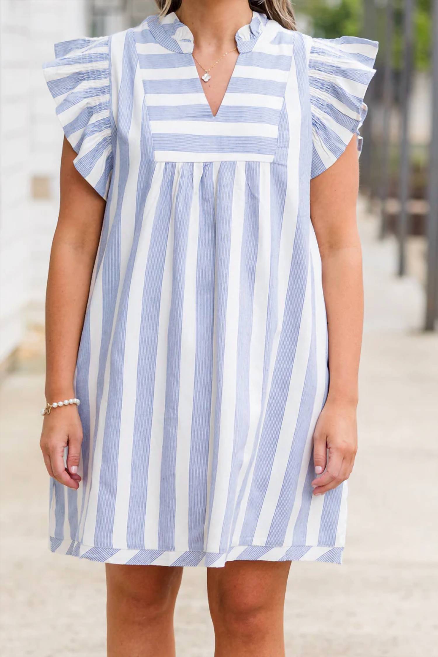 Umgee - Hilton Stripe Mini Dress