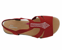 Ros Hommerson Women's Mellow Sandals in red - women's sandal - alternate view