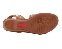 Ros Hommerson Women's Kimmi Sandals in multi woven - women's sandal - detail view