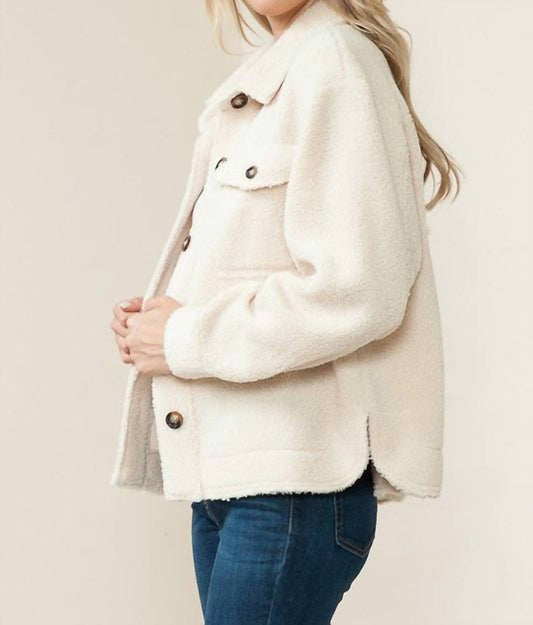 Reborn J - Teddy Faux Sherpa Jacket