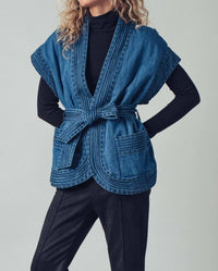 Urban Daizy - Washed Belted Vest