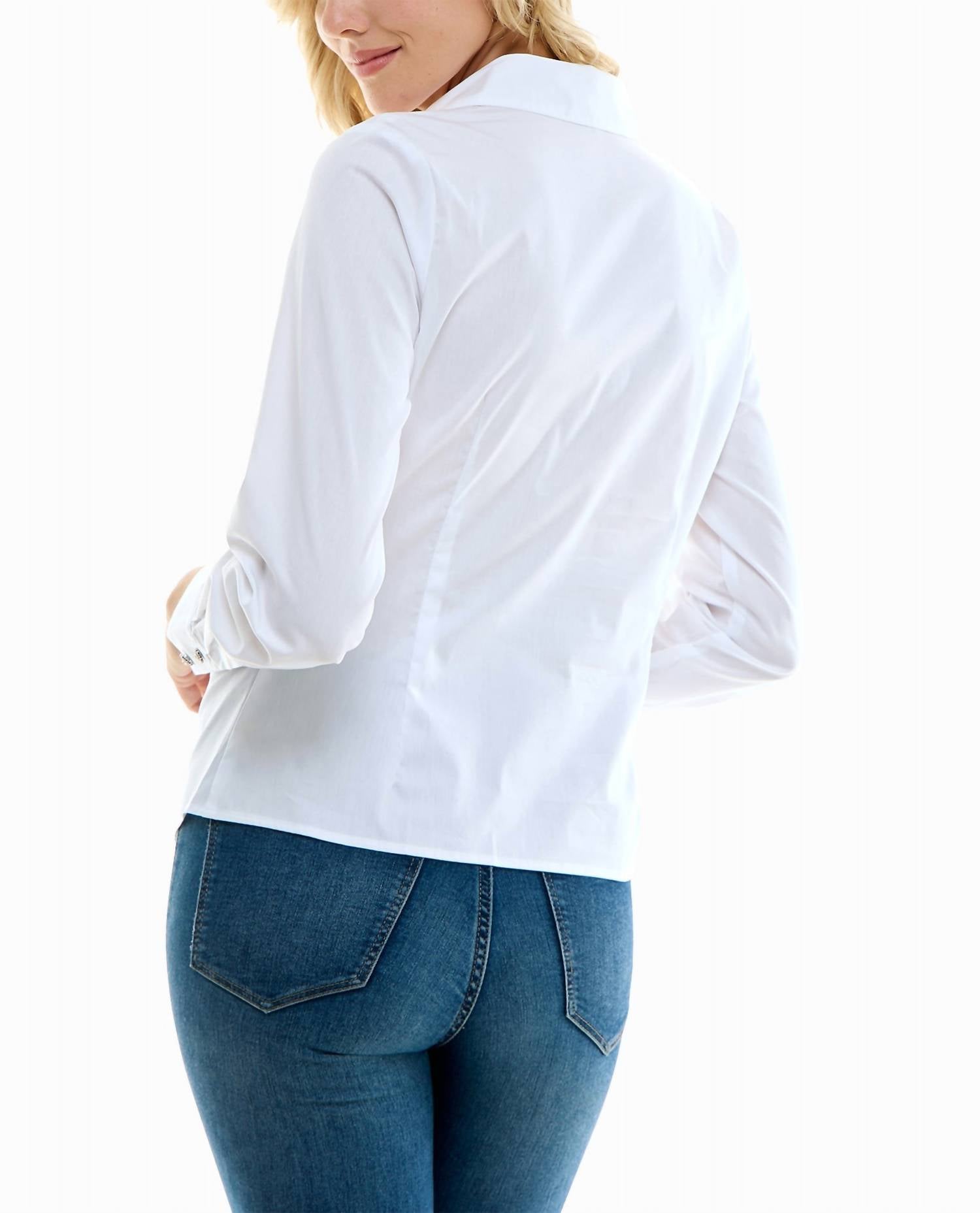 Nicole Miller - Amber Stretch Button Down Shirt